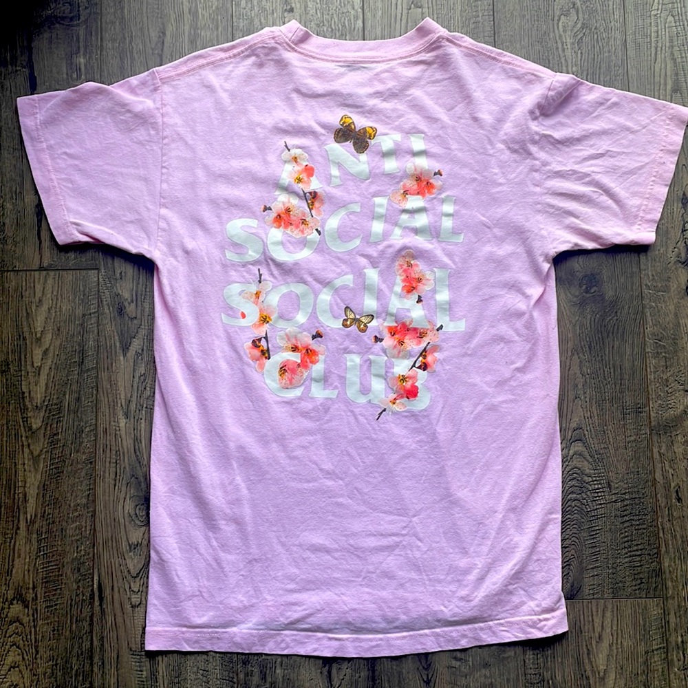 Anti Social Social Club pink kkoch t-shirt